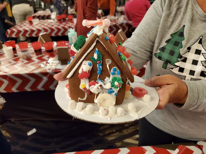 D'Amore Personal Injury law gingerbread house