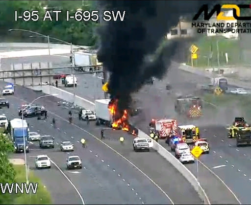 Semi-Truck Fire