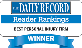 Daily Record Reading Rankings, Best Personal Injury Law Firm - D'Amore Personal Injury Lawyer Rankings Winner Logo - D'Amore Personal Injury Law