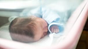 newborn in the hospital